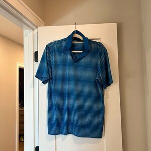 Men's Blue Striped Shirt